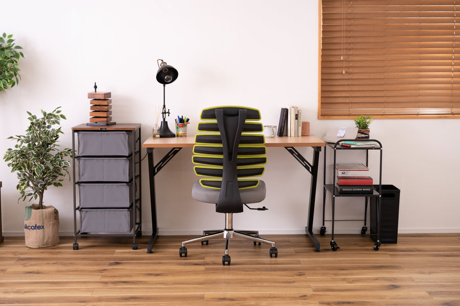 Green office chair