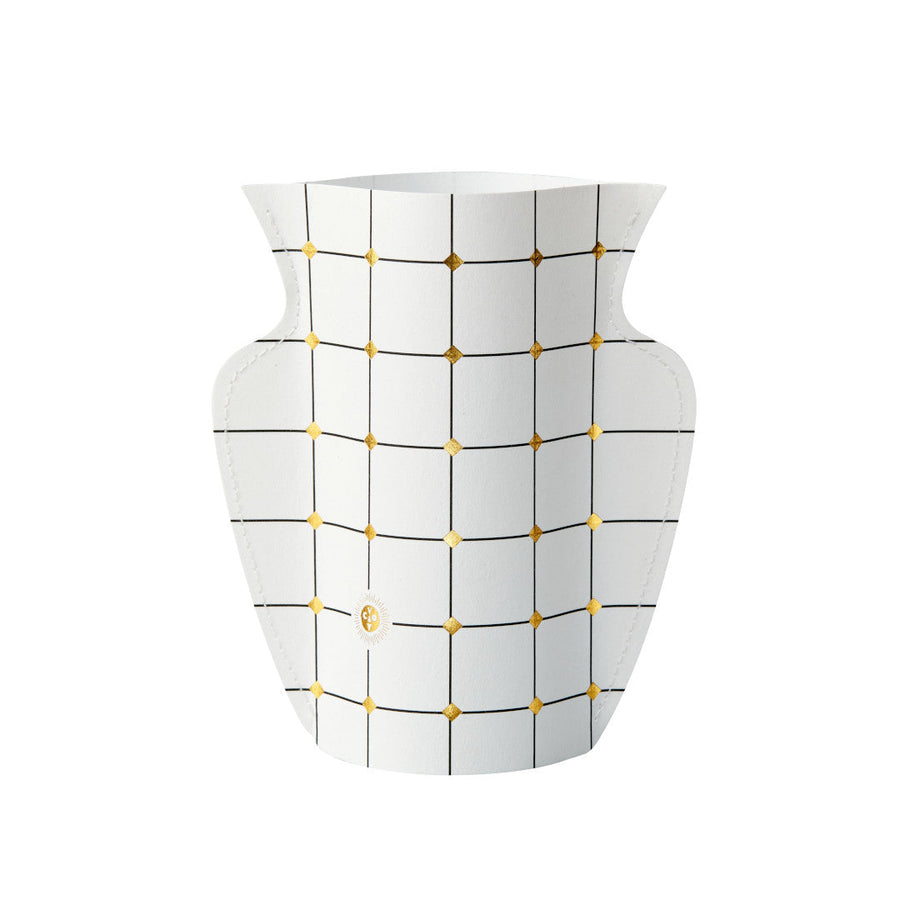 MINI PAPER VASE LIDO (WHITE)