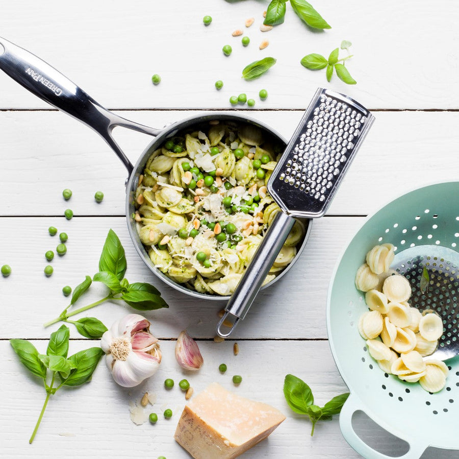 Venice Pro Saucepan (single-handled pot) 18cm with glass lid, suitable for induction and gas stoves