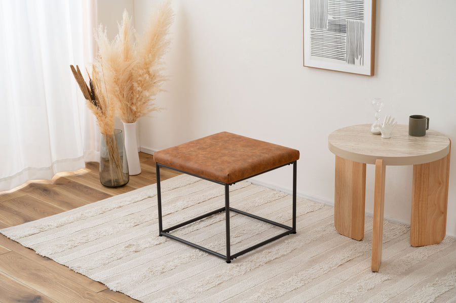 スツール キャメル