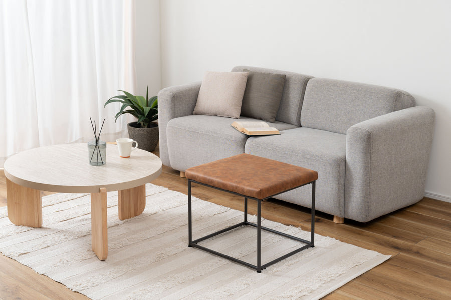 スツール キャメル