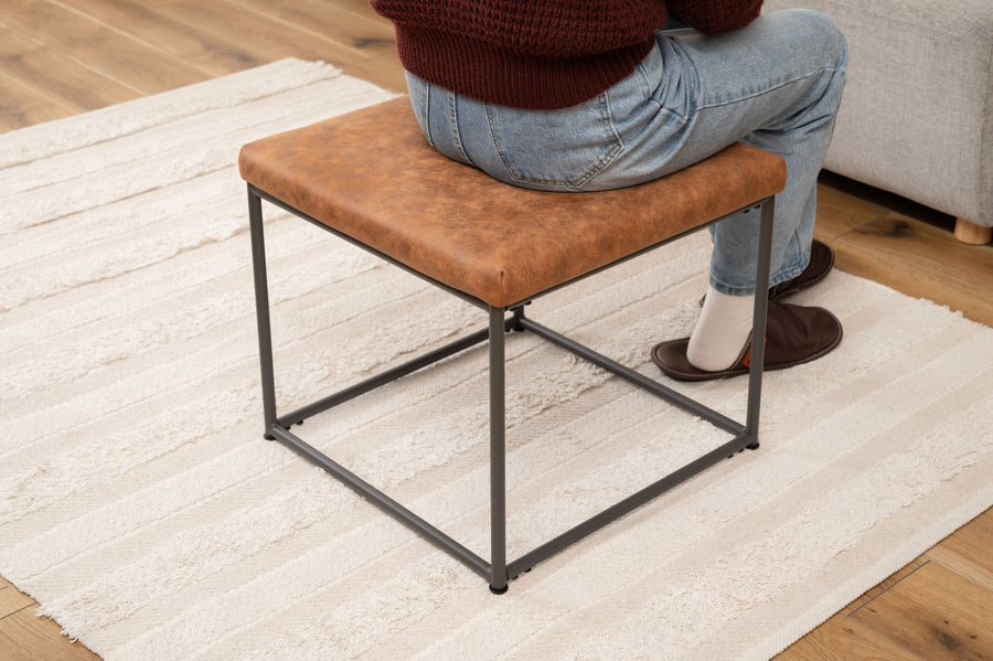 スツール キャメル