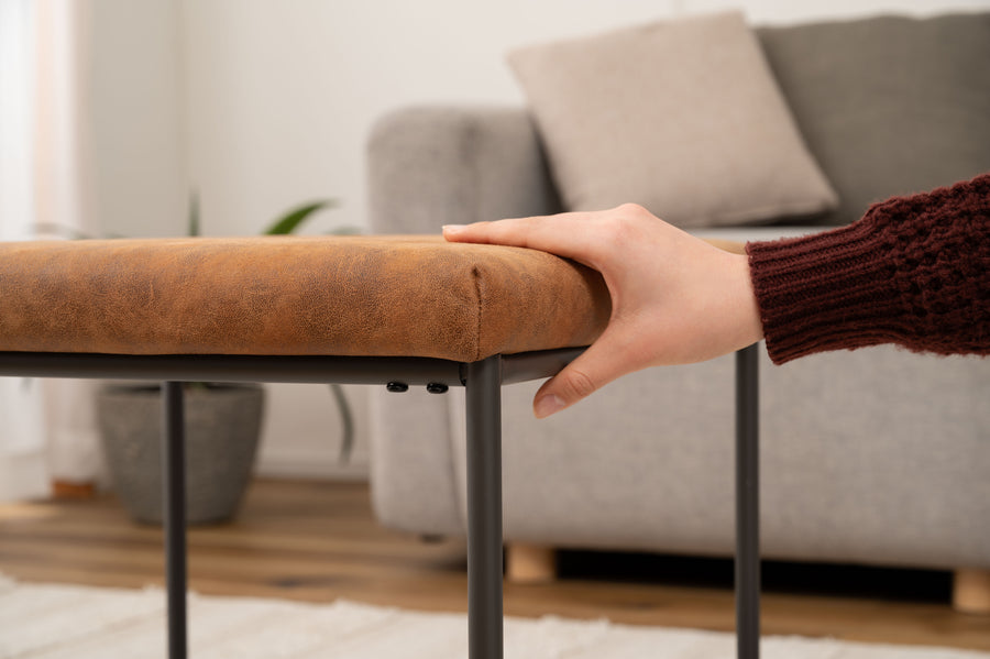 スツール キャメル