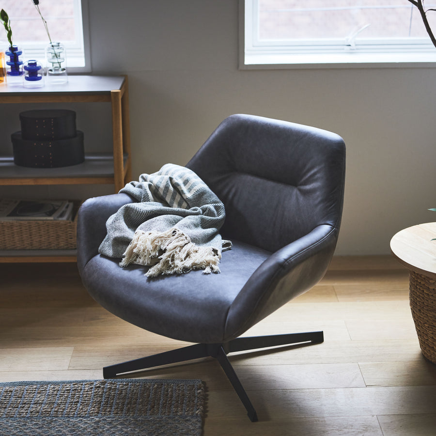 ラウンジチェア ダークブラウン