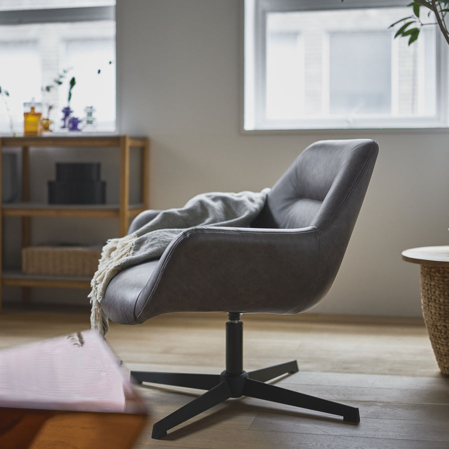 ラウンジチェア ダークブラウン