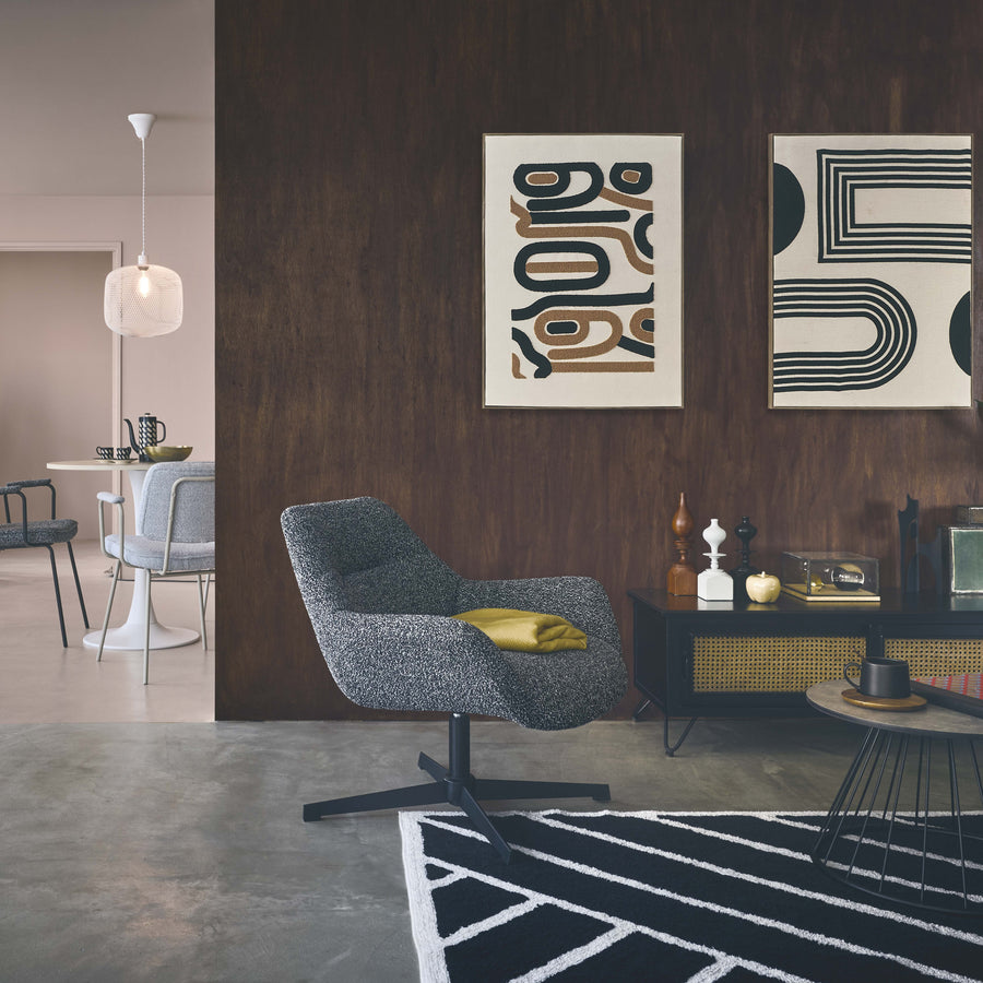 ラウンジチェア ダークグレー