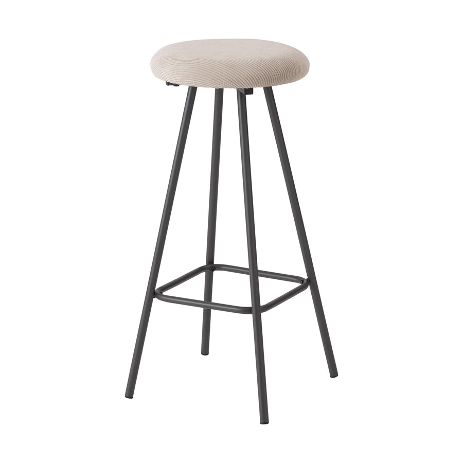 High stool, light grey