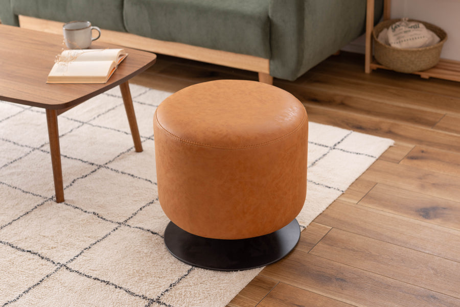 Rote Swivel Stool Camel