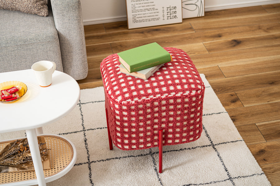 スツール レッド