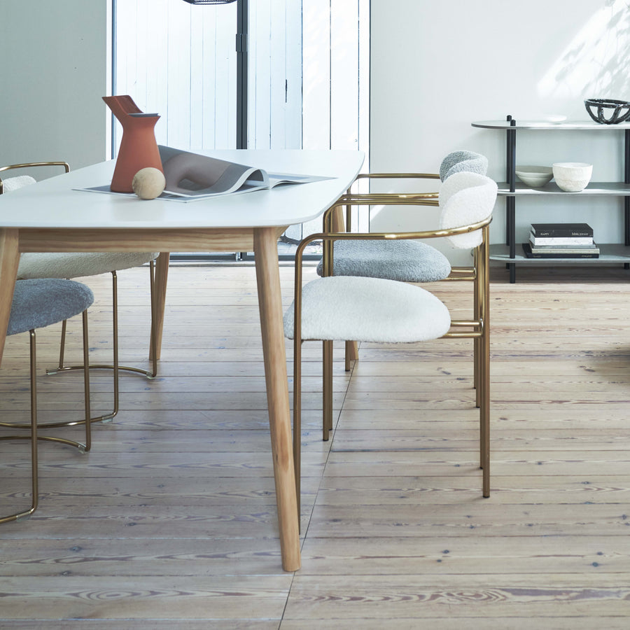 アームチェア アイボリー