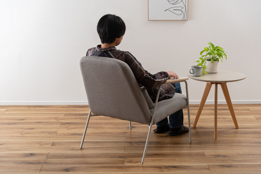 ラウンジチェア グレー