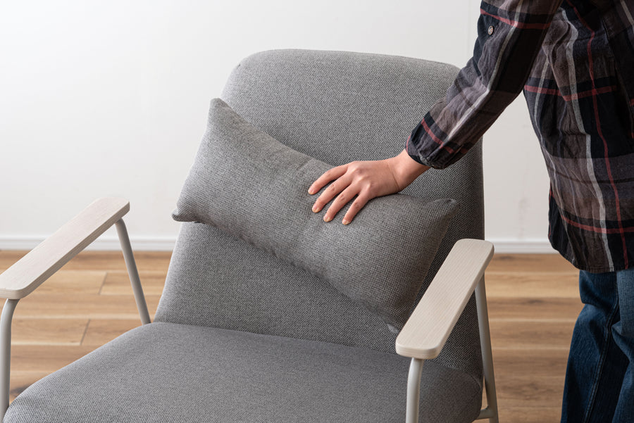 ラウンジチェア グレー