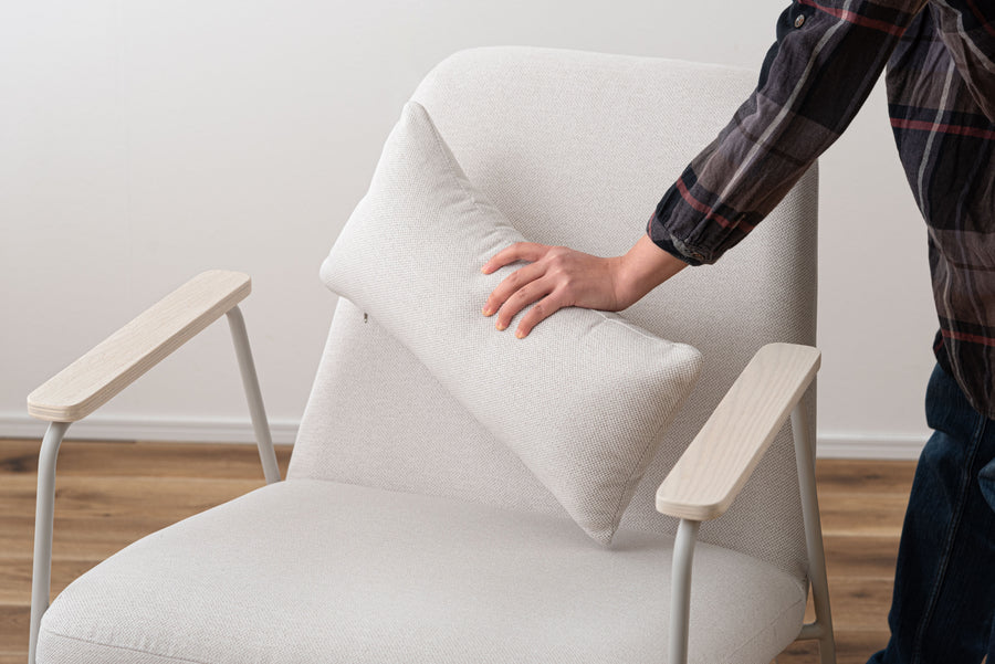 ラウンジチェア アイボリー