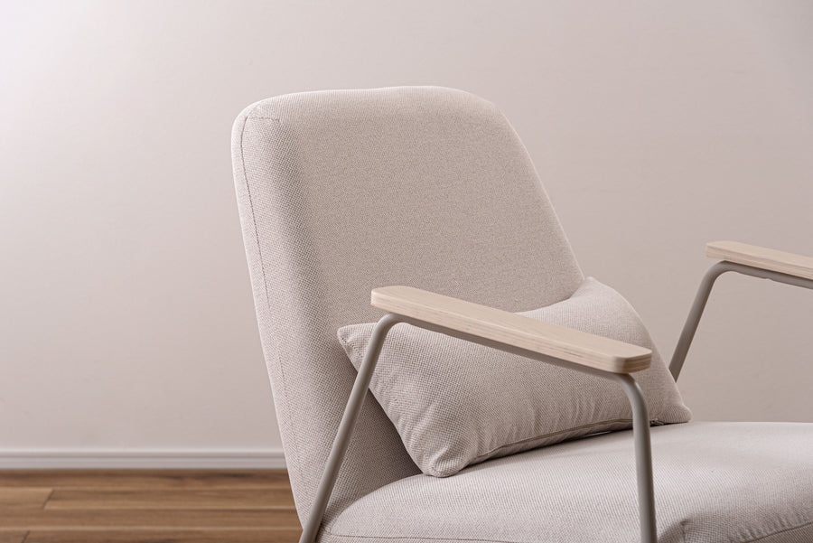 ラウンジチェア アイボリー