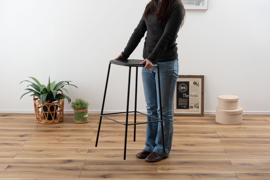 ハイスツール ブラック