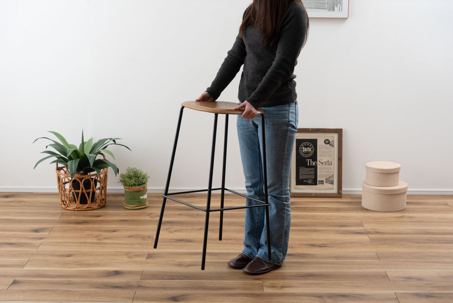 ハイスツール ライトブラウン