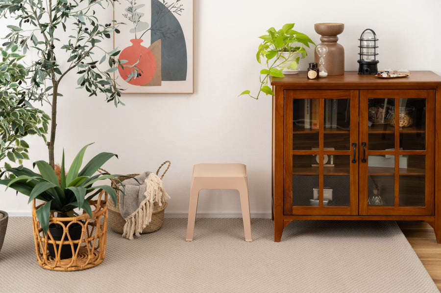 スツール ローズベージュ