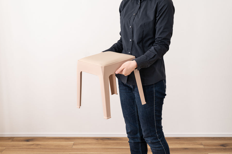 スツール ローズベージュ