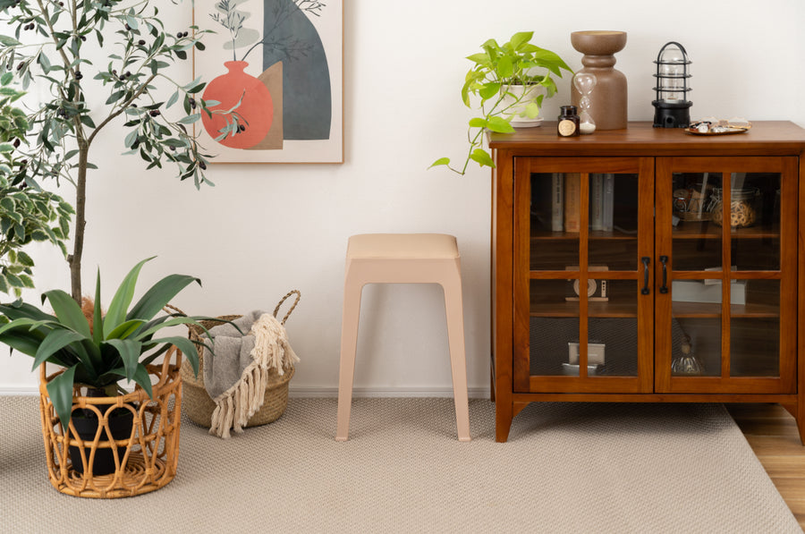 スツール ローズベージュ