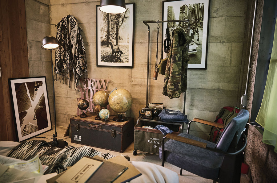 アームチェア ネイビー