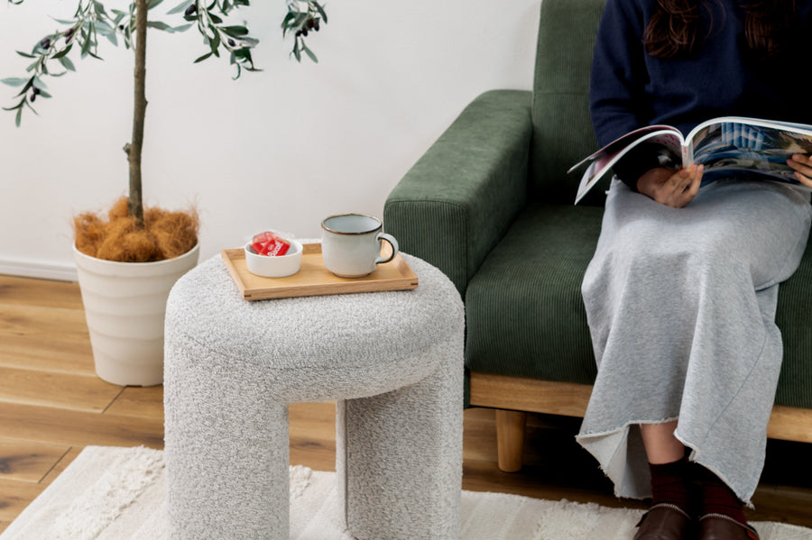 スツール グレー