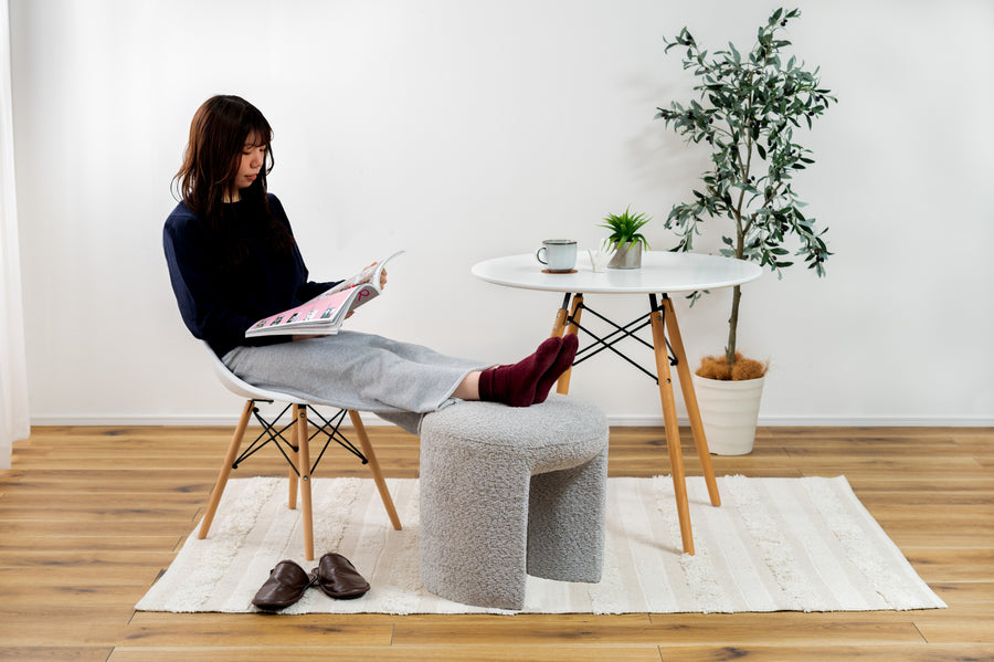 スツール グレー