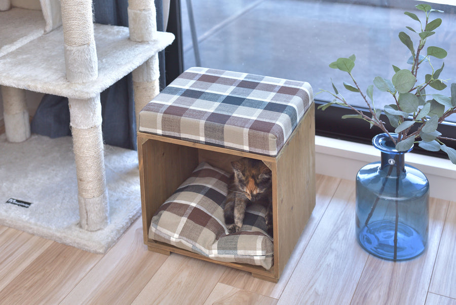 Pet Stool Brown