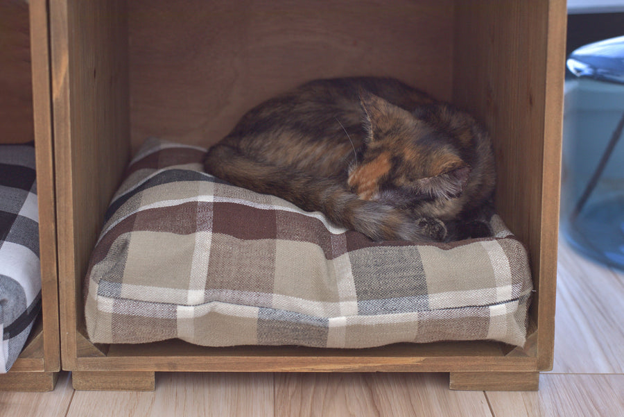 Pet Stool Brown