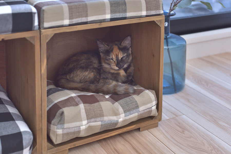 Pet Stool Brown