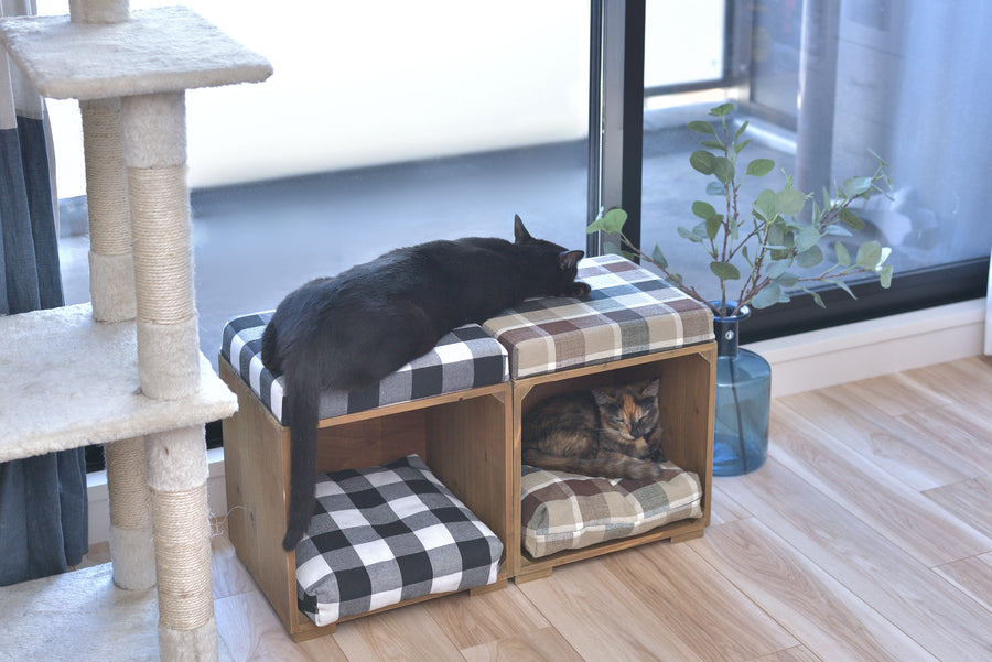 Pet Stool Brown