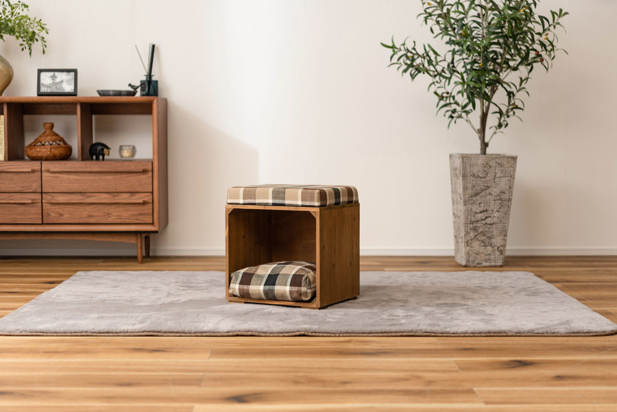 Pet Stool Brown