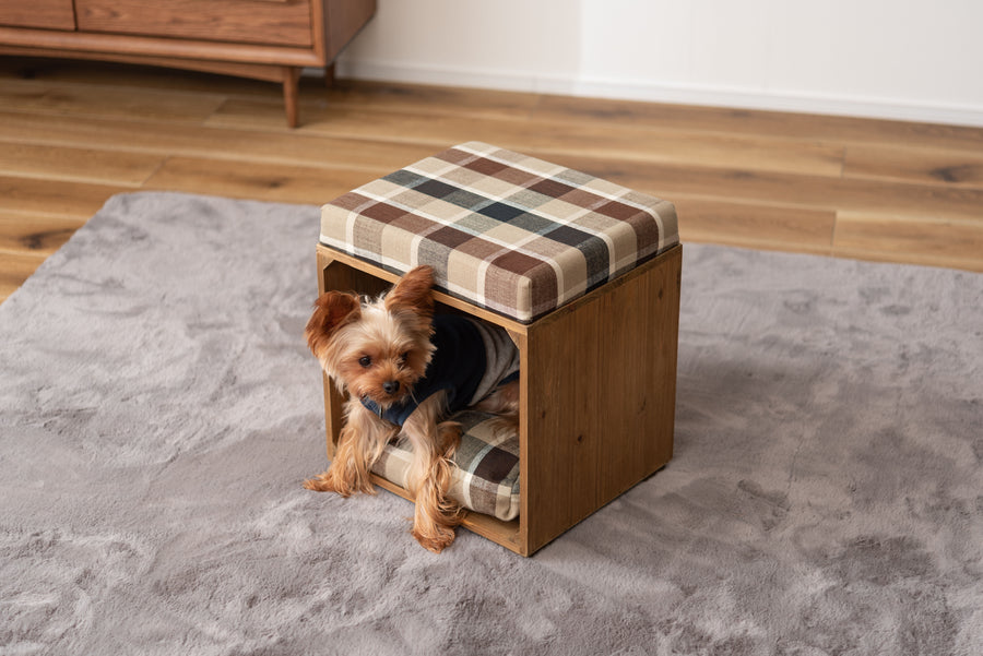 Pet Stool Brown