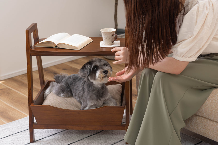 Pet Side Table Brown