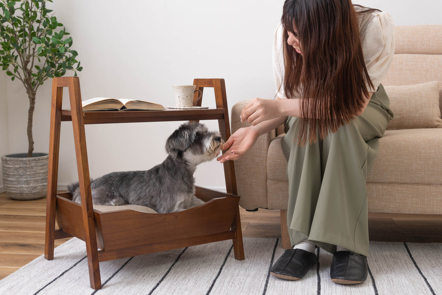 Pet Side Table Brown