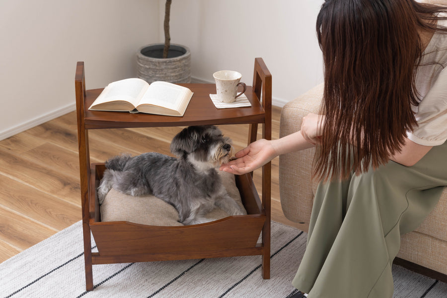 Pet Side Table Brown