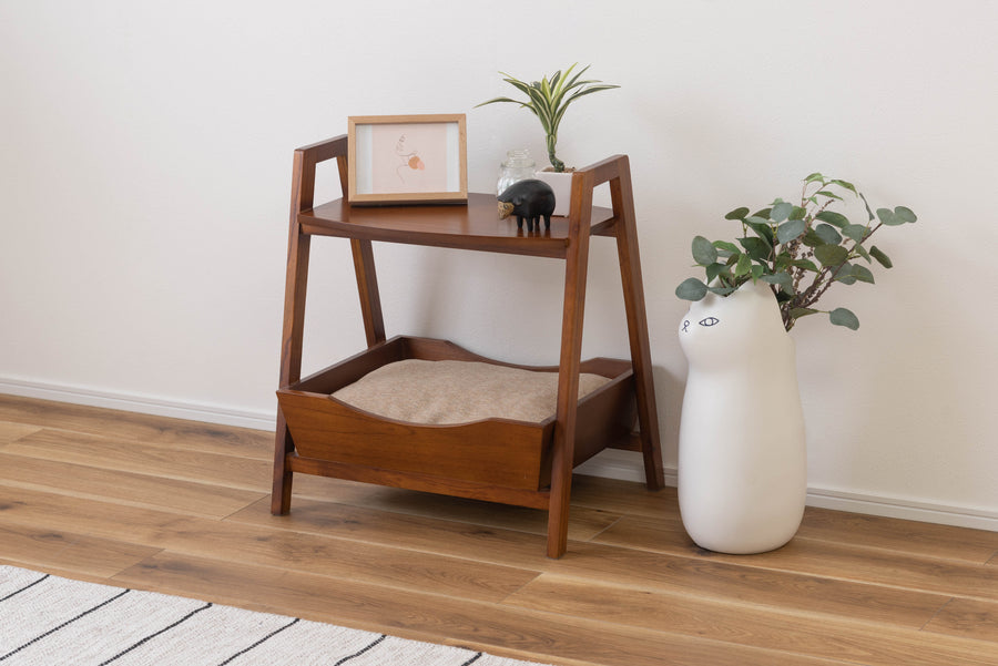 Pet Side Table Brown