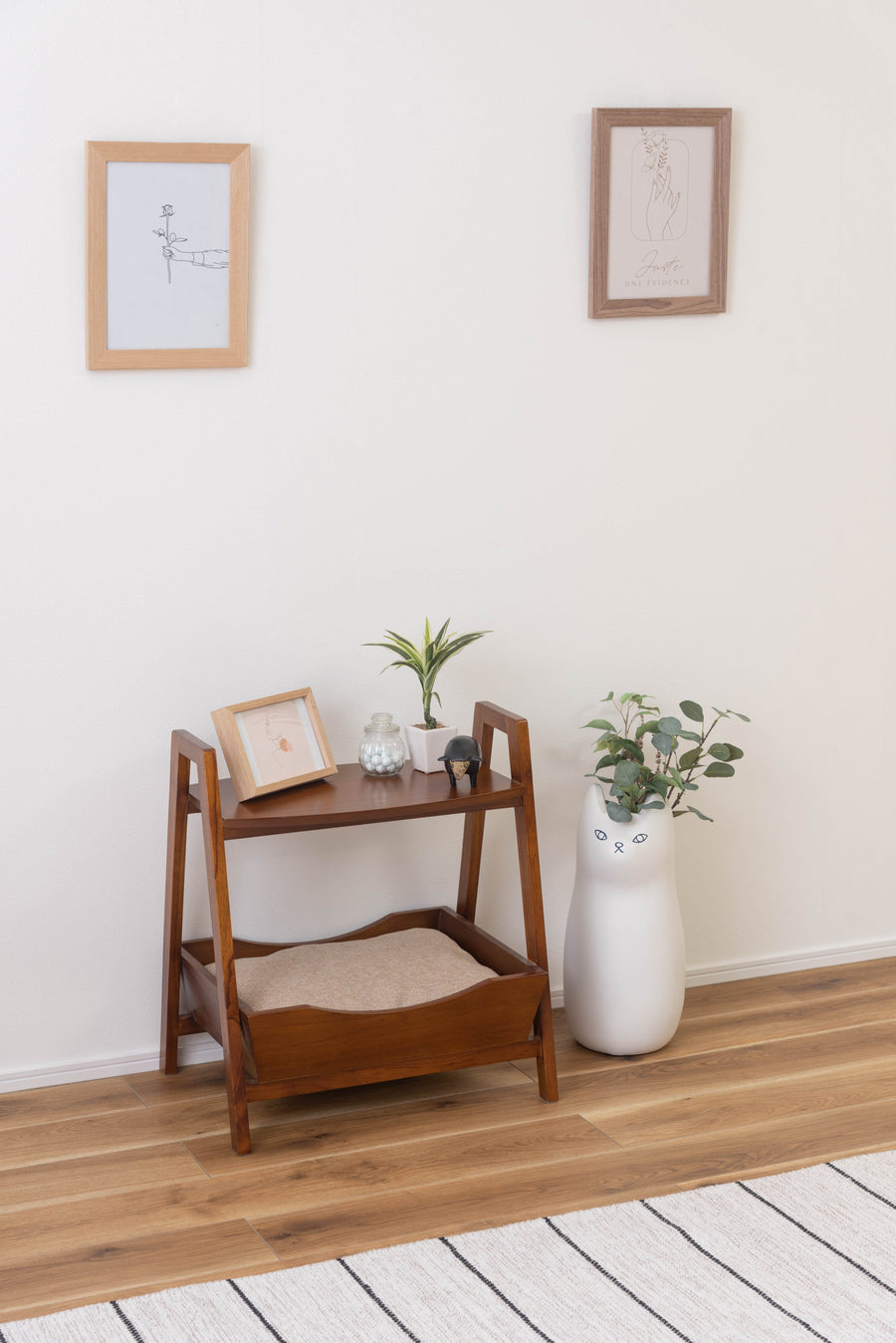 Pet Side Table Brown