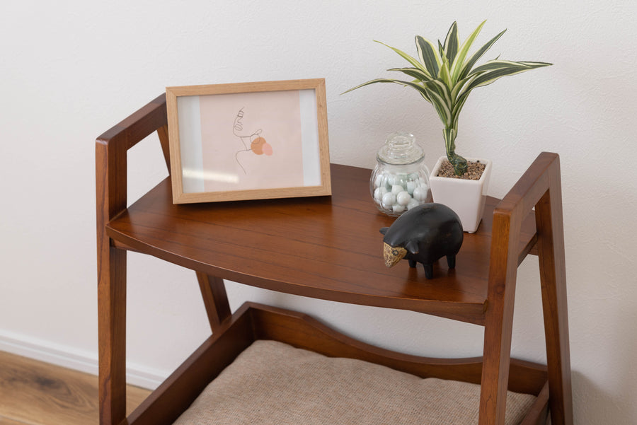 Pet Side Table Brown