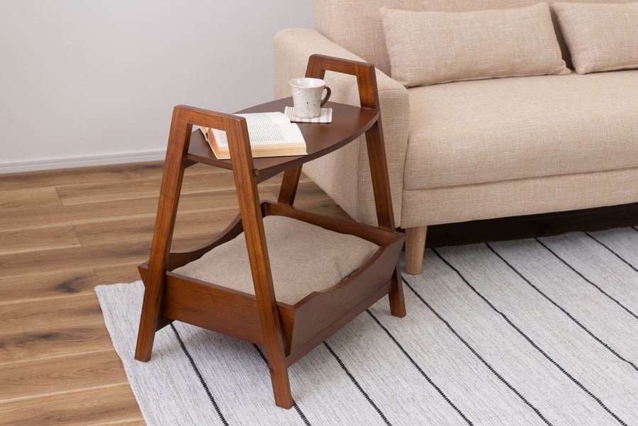 Pet Side Table Brown