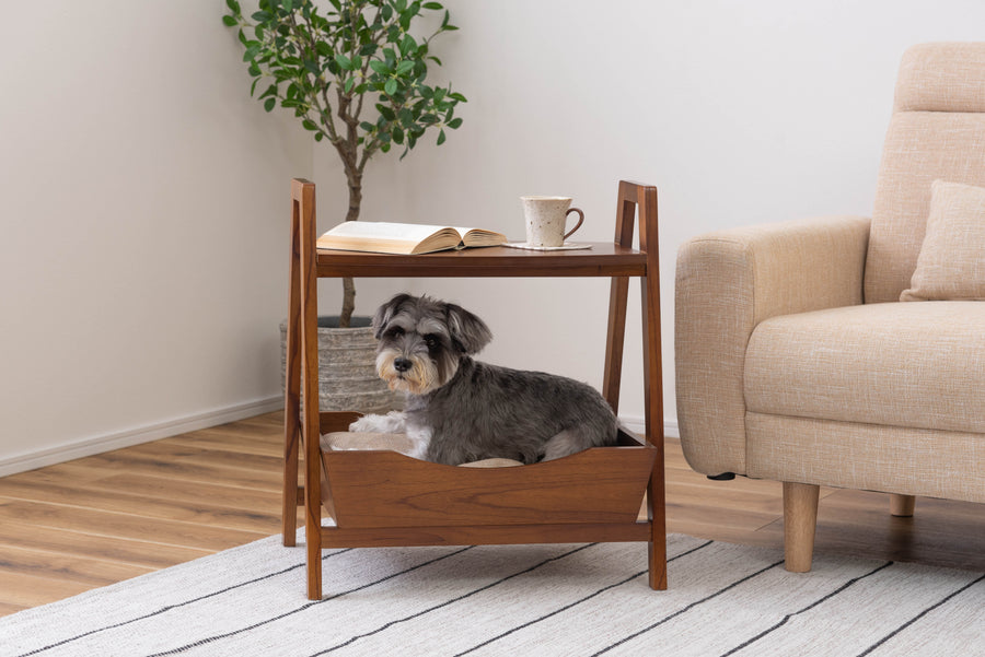 Pet Side Table Brown