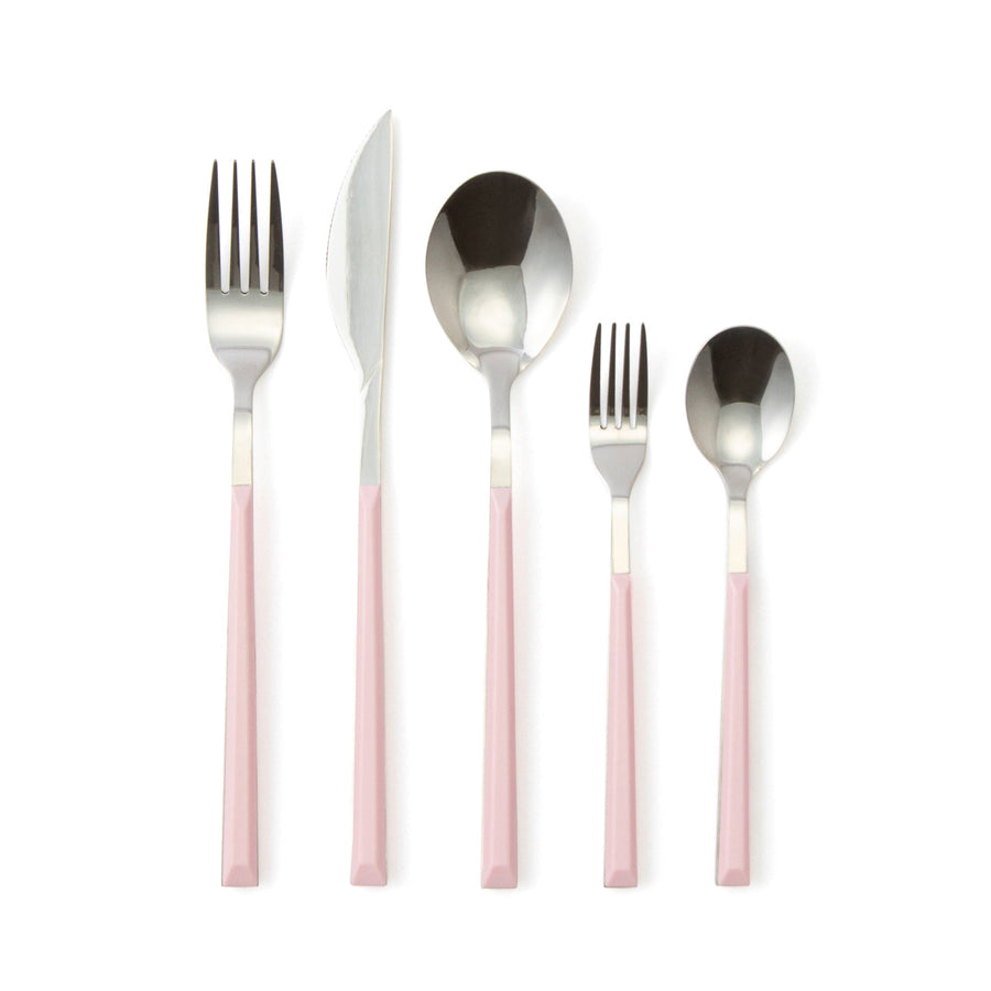 カラーハンドル ディナーナイフ ピンク