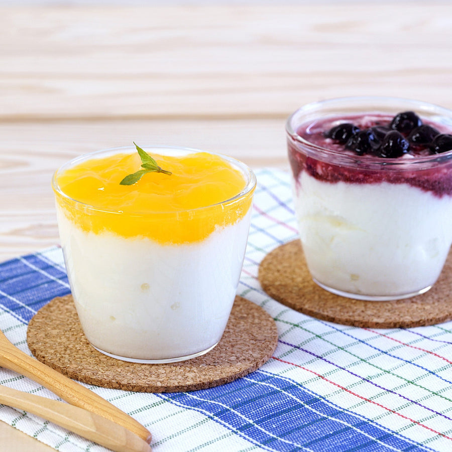 Heat-resistant glass pudding cup 200