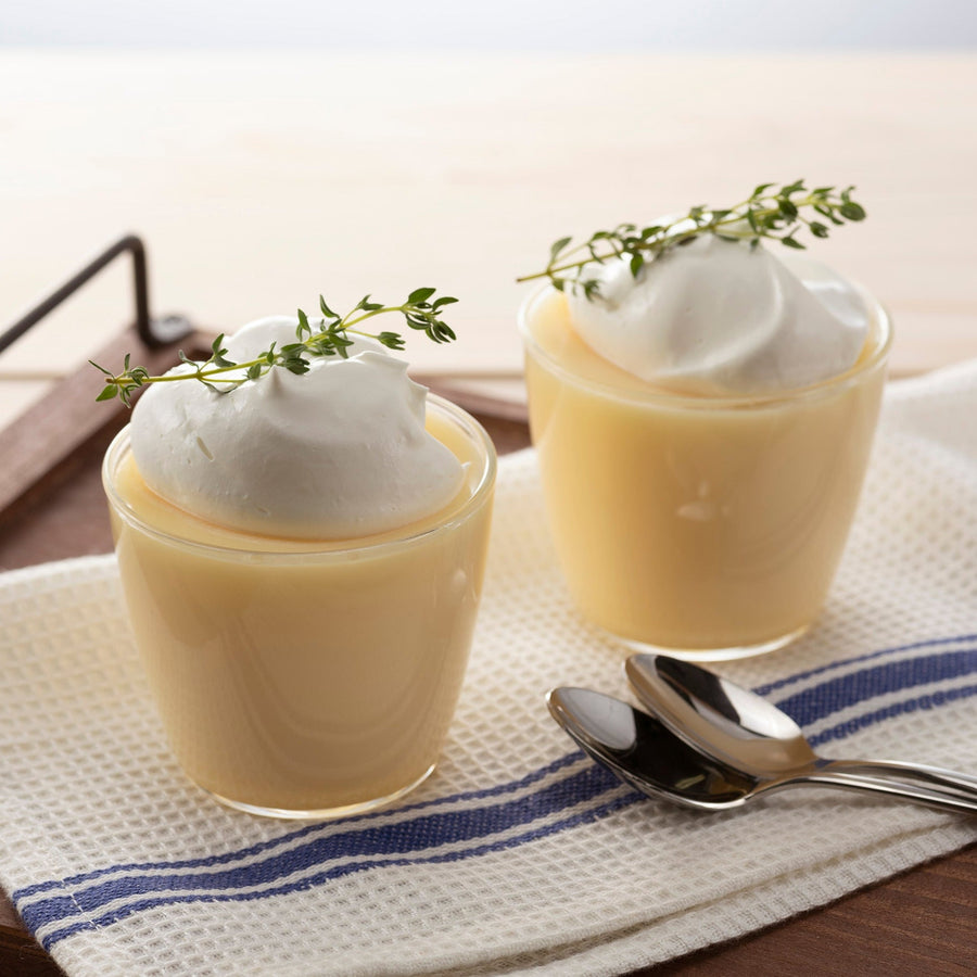 Heat-resistant glass pudding cup 200
