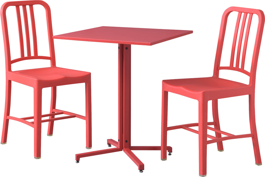 Table Square Red