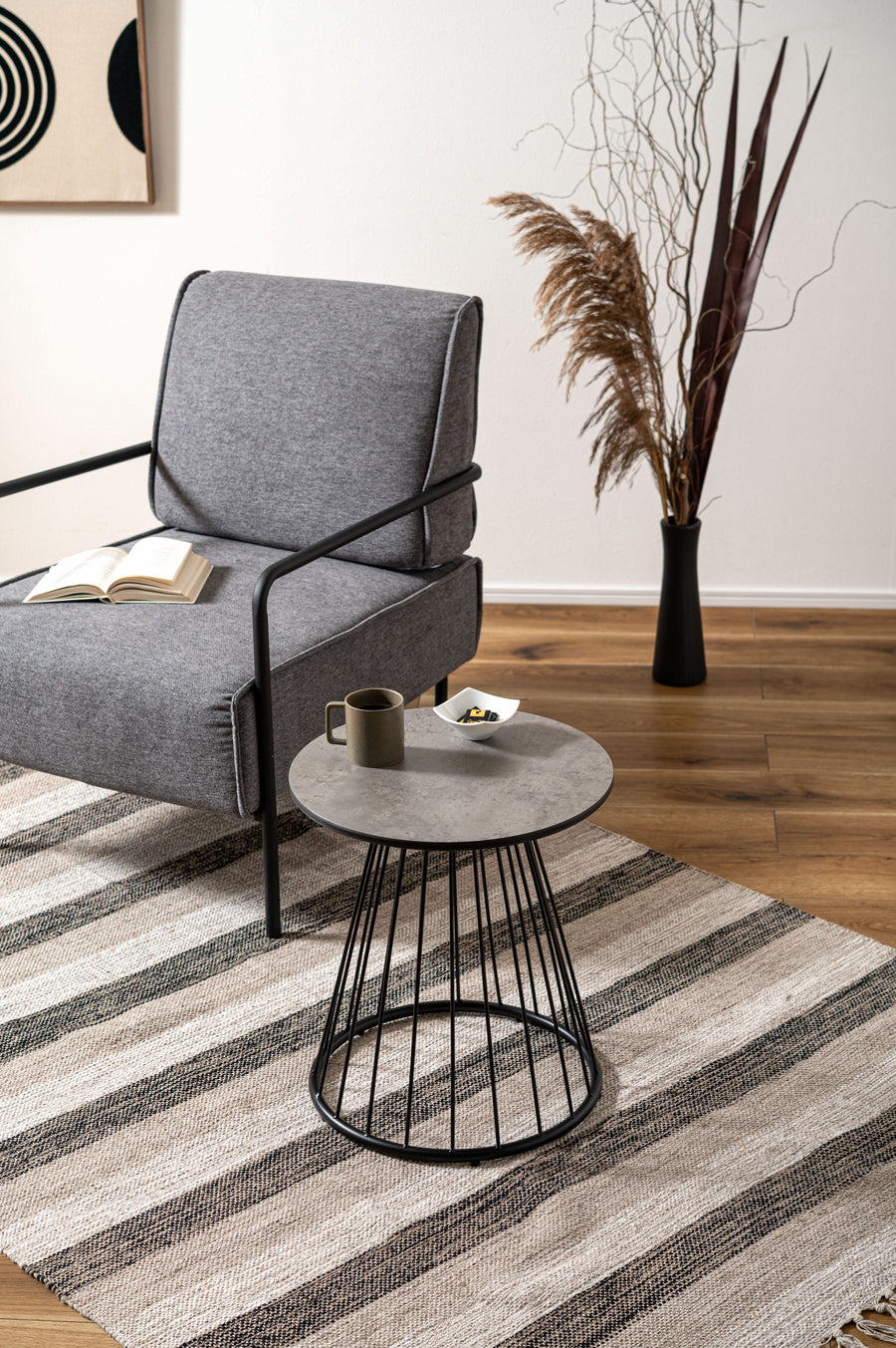 ラウンドテーブル S グレー