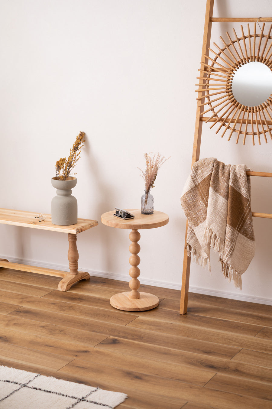 Sphere Side Table, Natural