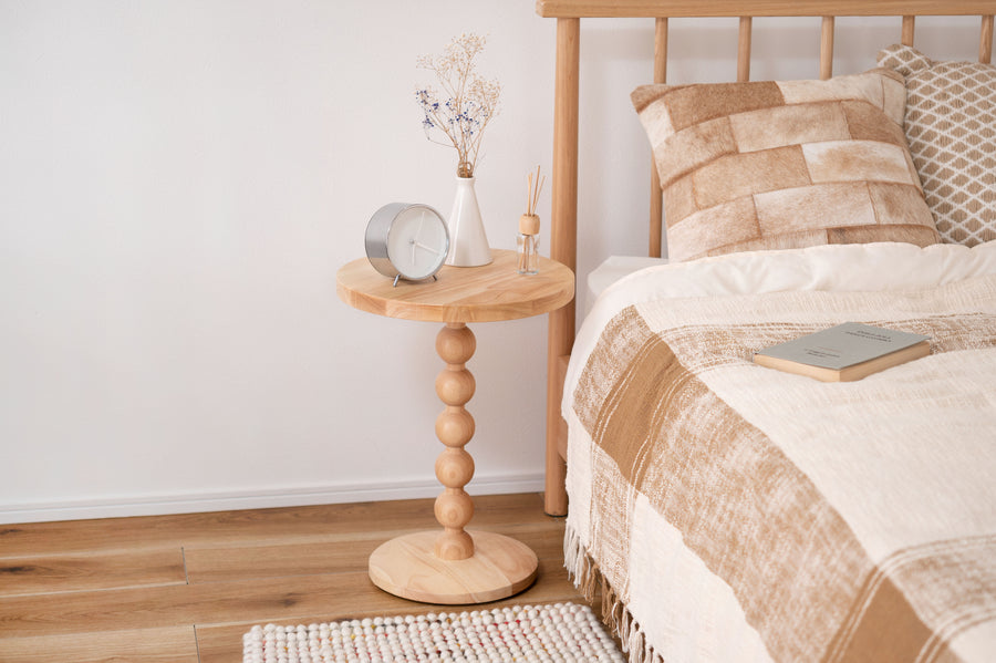 Sphere Side Table, Natural