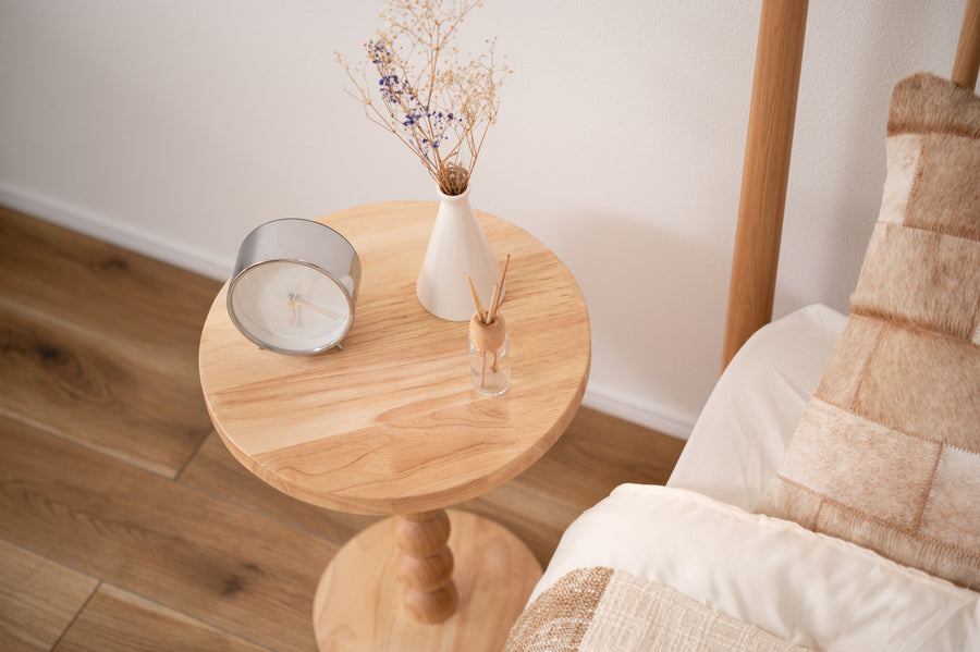 Sphere Side Table, Natural