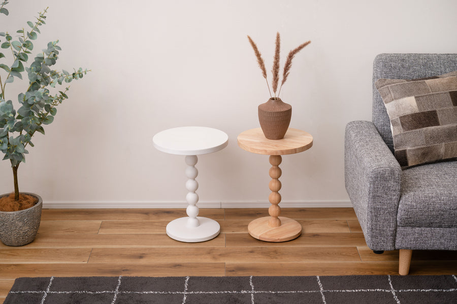 Sphere Side Table, Natural