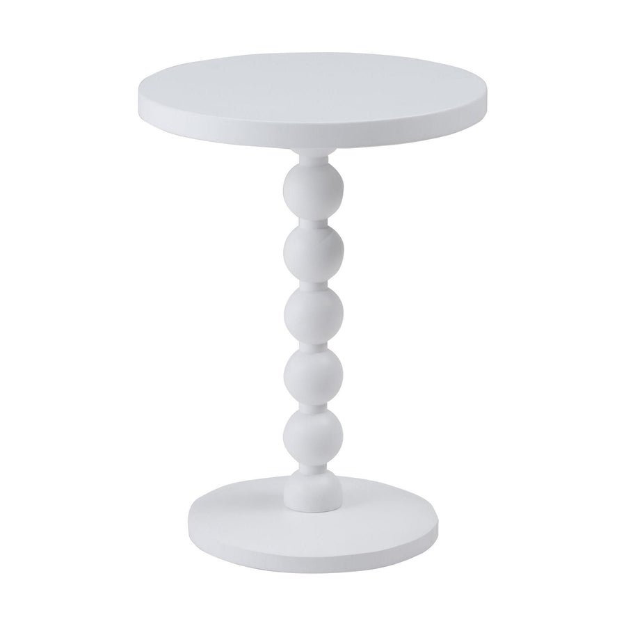 Sphere Side Table, White